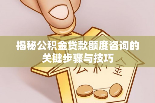 盐埔揭秘公积金贷款额度咨询的关键步骤与技巧