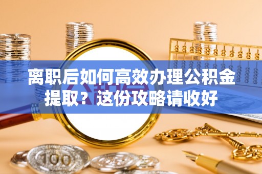 盐埔离职后如何高效办理公积金提取？这份攻略请收好