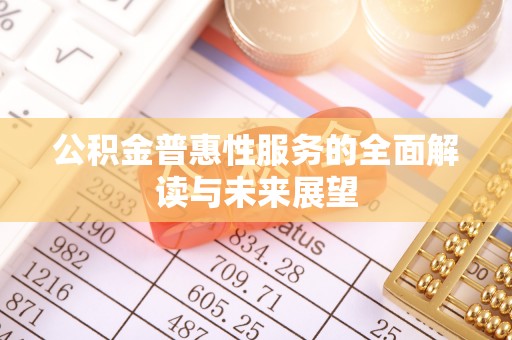 盐埔公积金普惠性服务的全面解读与未来展望