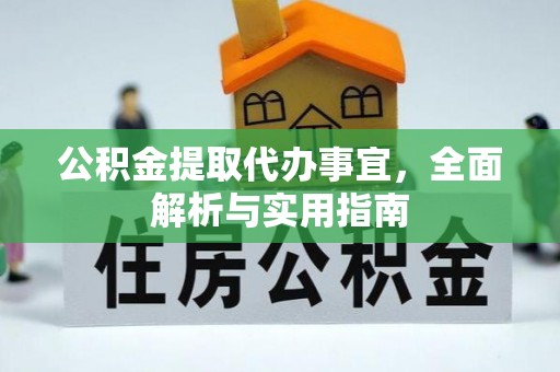 盐埔公积金提取代办事宜，全面解析与实用指南