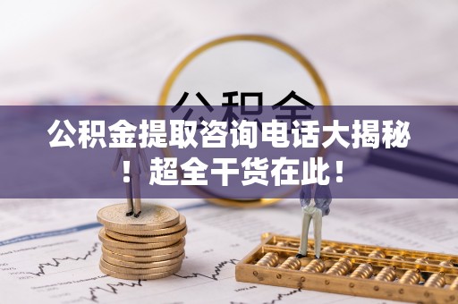 盐埔公积金提取咨询电话大揭秘！超全干货在此！