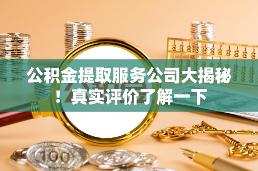 盐埔公积金提取服务公司大揭秘！真实评价了解一下