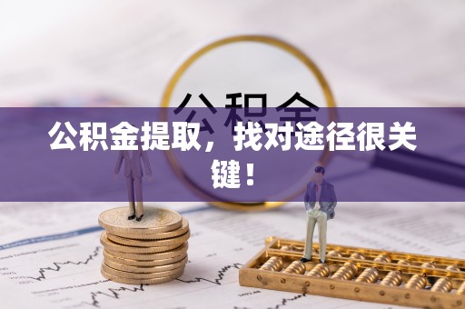 盐埔公积金提取，找对途径很关键！