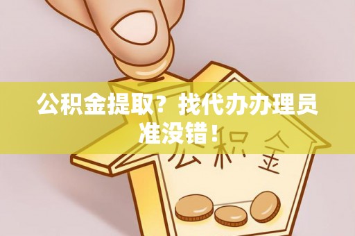 盐埔公积金提取？找代办办理员准没错！