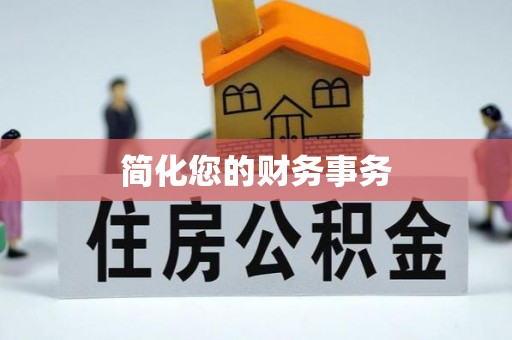 盐埔简化您的财务事务