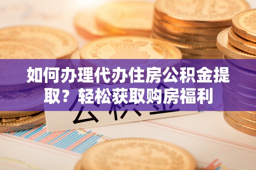 盐埔如何办理代办住房公积金提取？轻松获取购房福利