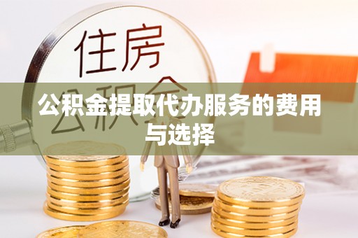 盐埔公积金提取代办服务的费用与选择