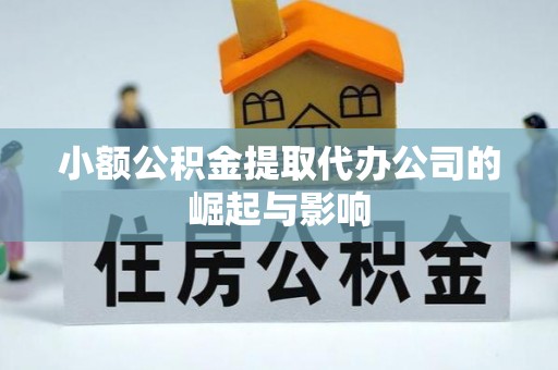 盐埔小额公积金提取代办公司的崛起与影响