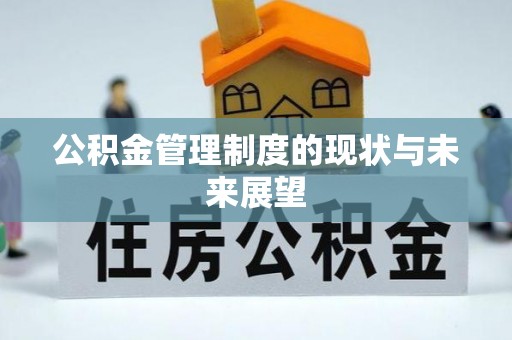 盐埔公积金管理制度的现状与未来展望