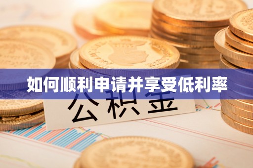 盐埔如何顺利申请并享受低利率