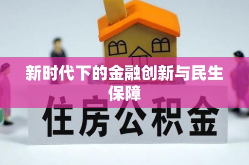 盐埔新时代下的金融创新与民生保障