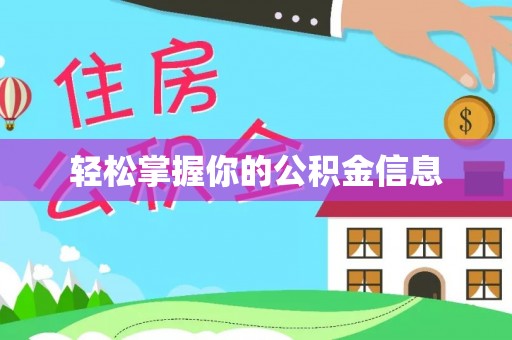 盐埔轻松掌握你的公积金信息